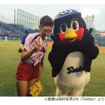 稲村亜美、&ldquo;つば九郎&rdquo;担当者の訃報に「ショックすぎて言葉になりません」