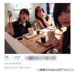 同じ店にミニマム巨乳グラドル3人「天国かよ&hellip;」