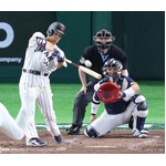 吉田のソロ本塁打　野球