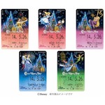 シンデレラやアリスら切符5種、ディズニーリゾートラインが限定販売。