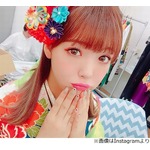 着物にこるんに絶賛「ちょー似合う」