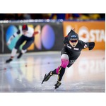 高木、５００は１位＝世界スピードスケート