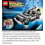 「デロリアン」レゴで完全再現、ユーザーの提案・投票で商品化。