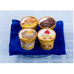 コージーがケーキ風のアイス、「苺のショートケーキ」など4種類。