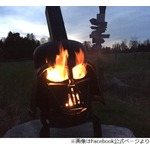 ダース・ベイダーのマスク型BBQグリル