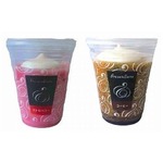 ローソンがフローズンラテ2種、シャリシャリ感とプルプル感を同時に。