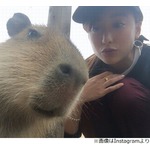 &ldquo;山本美月&times;カピバラ&rdquo;超かわいいと絶賛