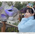山下美月「3年連続で元旦は夢の国で楽しんできました」新年の挨拶