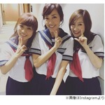 早見優・松本明子・森口博子がセーラー服姿