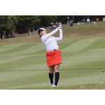 小祝のショット　女子ゴルフ
