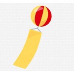 飛んできたアドバルーン爆発、喫煙の男性大けが