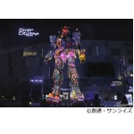 実物大ガンダムの3Dマッピング、東京駅マッピングのネイキッドが担当。