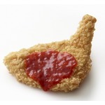 ピリ辛ソース付きの「辛モスチキン」