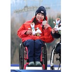 銀メダルの村岡