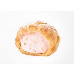 ビアードパパに「白桃シュー」、果肉ふんだんに使いフルーティな味わい。