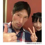 圧倒的にデカい篠原信一が話題、森下悠里の顔や手との比較に驚きの声。