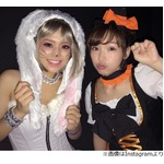 蒼井そらと加護亜依、キュートな異色2ショット