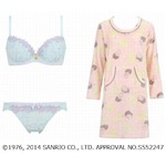 お星さま煌めくキキ＆ララ下着、「AMO'S STYLE」と初のコラボ展開へ。