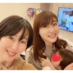 安めぐみ、自宅に井上和香が遊びに来た「和香ちゃん 娘ちゃん息子くんも一緒に」