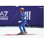 滑走を終えた小池