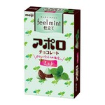 「アポロ」にすっきりミント味、「フィールミントチョコ」とコラボ。
