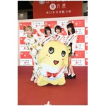 ふなっしーが香港で&ldquo;食レポ&rdquo;、こんにゃく食べて東日本の食材をPR。