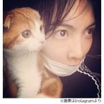 元KARA知英と愛猫&ldquo;そっくり&rdquo;、強い眼差しとクリッとした目が似てる？