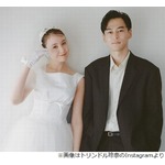 トリンドル玲奈が年下の俳優と結婚、&ldquo;ウェディングドレス姿&rdquo;も披露