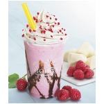 GODIVAショコリキサーに新味、ホワイトチョコの甘みとラズベリーの酸味。