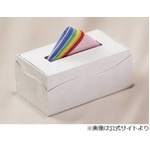 1万円の「十二単ティッシュ」、十二単の鮮やかな色合いをイメージ。