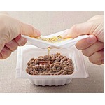 ふた折ってタレ出す納豆好調、業界初&ldquo;革命的容器&rdquo;の販売拡大。