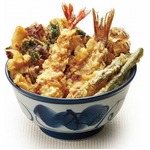 てんやが松茸香る「秋天丼」、今年は食感の良いいかとかき揚げに。