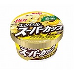 スーパーカップ新作は「バナナチョコチップ」、バナナを粉砕して使用。