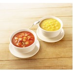 マックに具沢山ミネストローネ、コーンクリームスープと共に期間限定で。