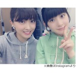 久々の熊井＆ももち2ショット「ピーチベアーズ大好き」「くまもも！」。