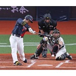 近藤の適時打　野球