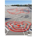 巨大ミッキー＆ダッフィー出現、ディズニーリゾートの駐車場に期間限定で。