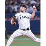 日本代表先発の菊池　野球