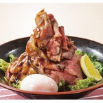 夢庵が肉量2倍の特盛炙りローストビーフ丼