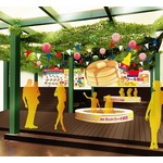 メープル香る「ホットケーキ風呂」オープン