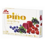 「ピノ」初の濃厚ジェラートタイプ、金色ロゴ＆金色ピックで高級感。