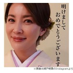 瀬戸朝香「お仕事もプライベートも充実できるようがんばります」