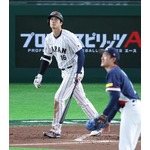 大谷の同点ソロ本塁打　野球