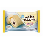 パステルなめらかプリンアイス、ふんわりオムレット生地で包む。