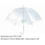 初音ミクコラボのビニール傘、人気イラストレーター起用の3種類。