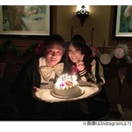 浜田雅功と小川菜摘のラブラブツーショット