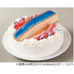 北陸新幹線「E7系」がケーキに、エキュート大宮で14日間限定販売。