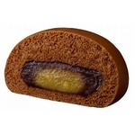 栗ようかんイメージの中華まん、ミニストップが栗色生地の栗あんまん。