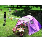 いちゃいちゃすればいいカップル専用テント、設営わずか1分で効率良く。