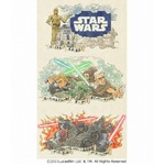 勇壮なスター・ウォーズねぶた、「ドロイド」「ジェダイ」など4台。